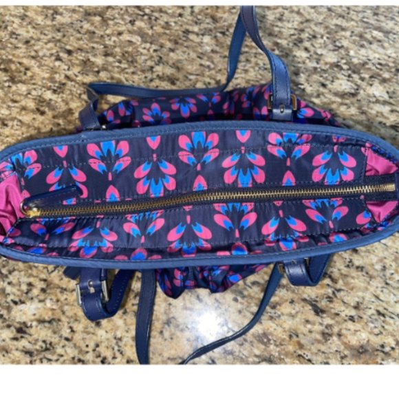 Talbot's Printed Nylon Tote- Medium Like New - Picture 3 of 6